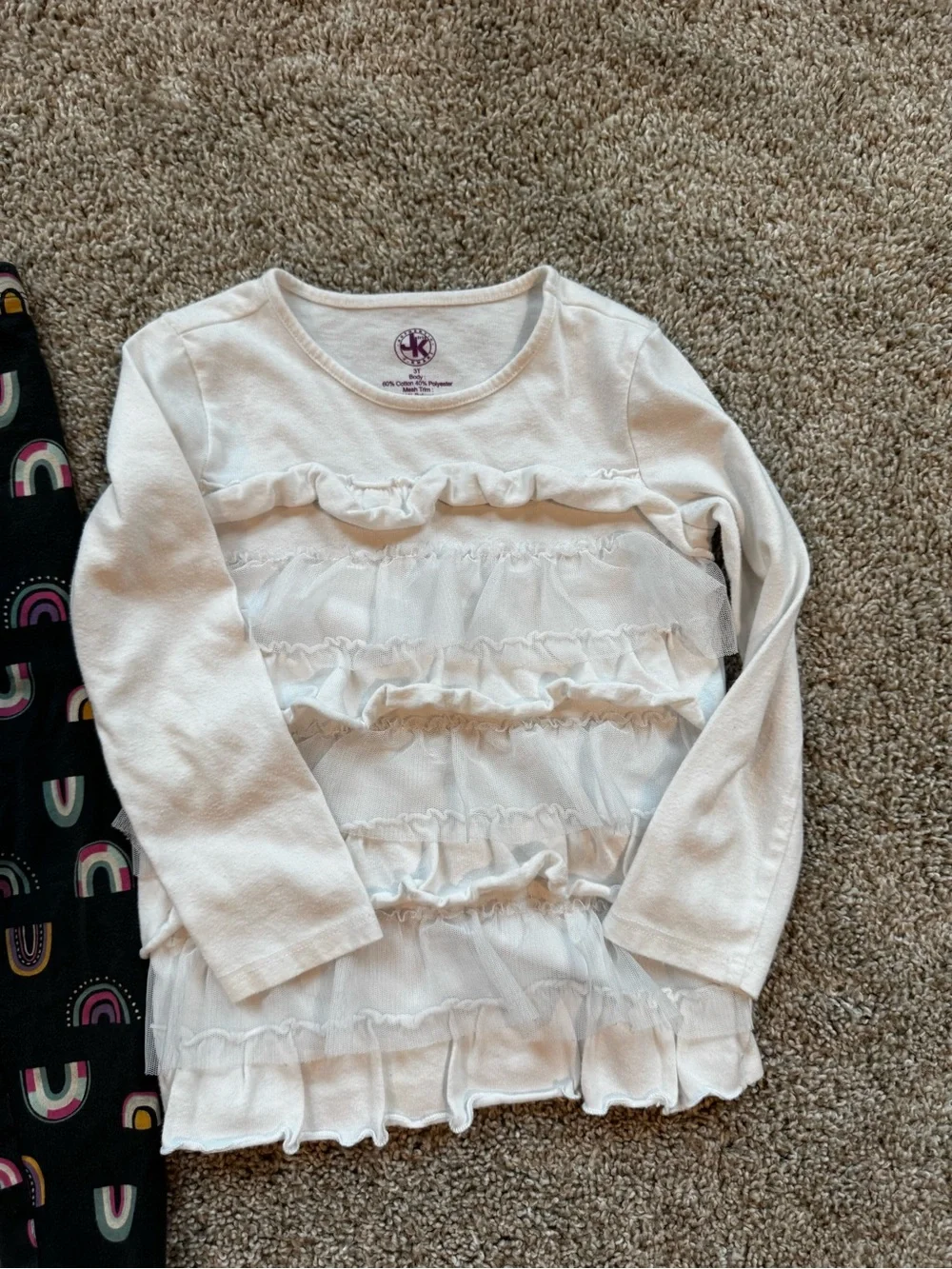 Girls 3T Clothing Bundle Toddler girl fall outfits long sleeve tops & leggings